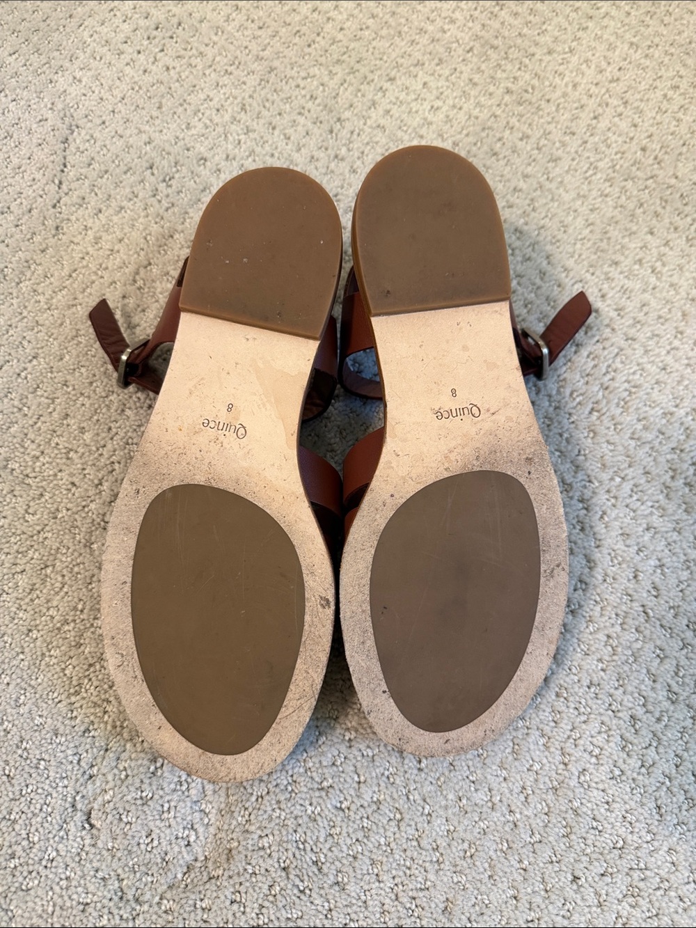 Quince Brown Leather Fisherman Sandals - Picture 11 of 13